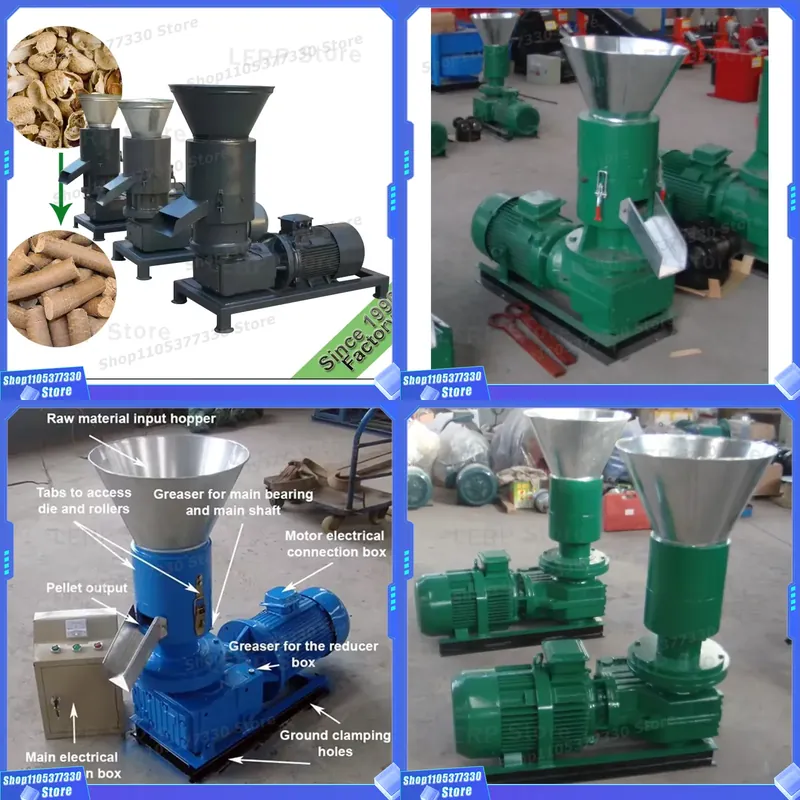Wood Pellet Making Machine - Machine industrielle de briquetage de copeaux