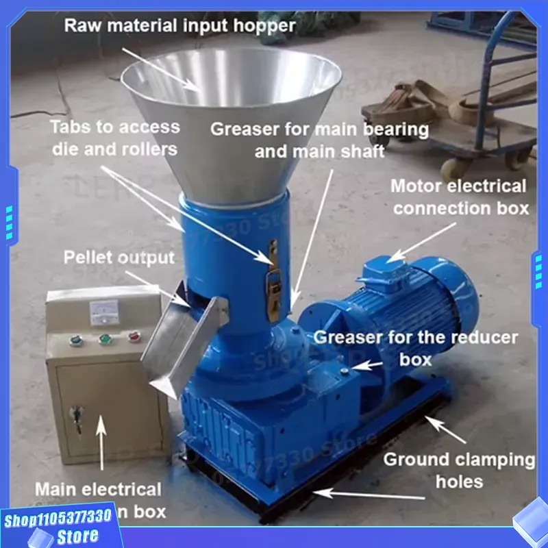 Machine industrielle de brique - Wood Pellet Making Machine avis et prix